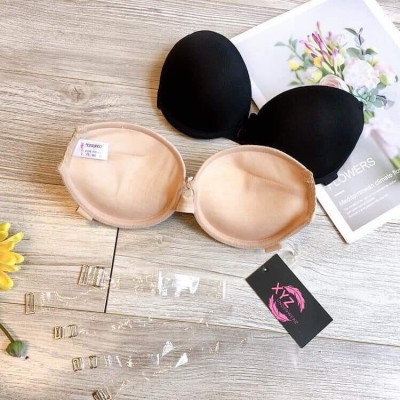 Áo Ngực Quai Trong Đệm Dày Mặc Đầm Hở Lưng Hở Vai