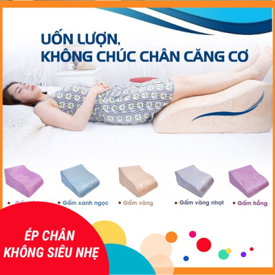 VỎ GỐI KÊ CHÂN CHỐNG GIÃN TĨNH MẠCH YOROKOBI 25CM- MÀU HỒNG