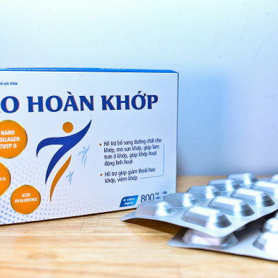 Thực phẩm bảo vệ sức khỏe BẢO HOÀN KHỚP - Nuôi dưỡng và Tái tạo sụn khớp, Chứa Proteoglycan từ Nhật Bản, Giúp làm trơn ổ khớp, Giúp khớp hoạt động linh hoạt, Giảm thoái hóa, viêm khớp