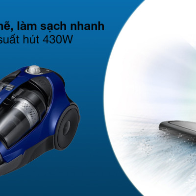 Máy Hút Bụi Samsung Không Dùng Túi Rambo VCC8836V36 (2200W)- Hàng Chính Hãng