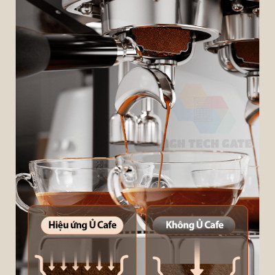 Máy pha cà phê chuyên nghiệp Gemilai CRM3200D năng suất 150 cúp, chuyên gia Espresso cho quán cafe, takeaway, nhà hàng, hàng chính hãng