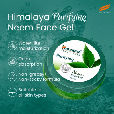 Gel Dưỡng Ẩm Làm Dịu Da Himalaya Purifying Neem Face Gel 100ml