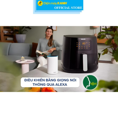 Nồi chiên không dầu Philips HD9280/90 6.2 lít - Hàng Chính Hãng