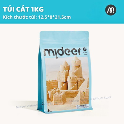 Cát động lực cho bé Mideer an toàn kèm khuôn dụng cụ, cát trọng lực dẻo tạo hình Magic Sand Play