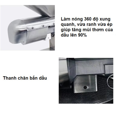 Máy ép dầu gia đình AOSIDA WF-ZN168 Thương hiệu Anh Quốc với Công suất cực lớn 1800W, Ép 6-8kg/giờ - Hàng Nhập Khẩu