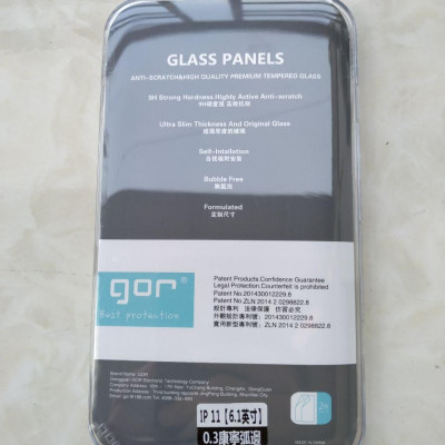 Kính Cường Lực GOR Cho IPHONE 11/ IPHONE XR - Full Box - Hàng Nhập Khẩu