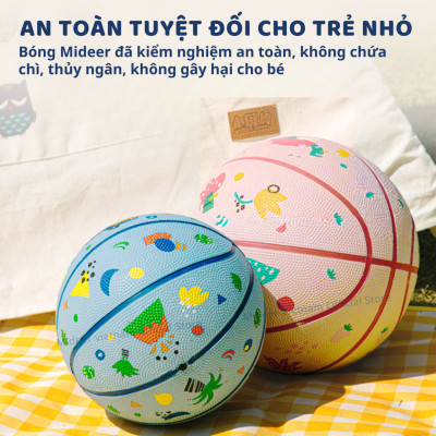 Bóng Rổ Cho Bé Size 5 Mideer Children’s Basketball Đồ Chơi Vận Động Cho Bé 3,4,5,6,7,8 tuổi