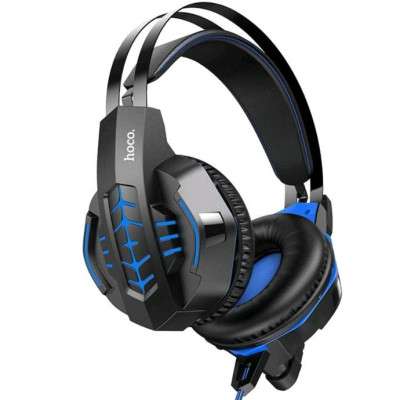 Tai nghe chụp đầu GAMING HOCO W102 - jack 3.5 Có Micro, Dây Chống Đứt, Dùng Được Cho Máy Tính Và Điện Thoại Đẹp Hay Bền - Hàng Chính Hãng
