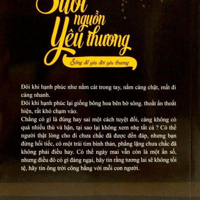 Bộ Sách Suối Nguồn Yêu Thương - Sống Để Yêu Đời Yêu Thương + Lý Trí Và Con Tim (Bộ 2 Cuốn)