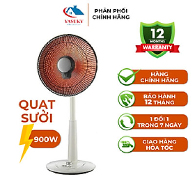 Quạt Sưởi Nón Carbon YASUKY YK-350 - Hàng Chính Hãng