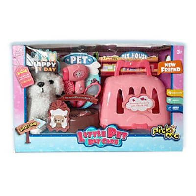 Đồ Chơi SWEET HEART Bộ Chăm Sóc Cún Cưng Hồng SH906-3