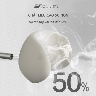 Gối Tựa Đầu Ghế Văn Phòng, Gối Kê Cổ Cao Su Non, Ngàm Khóa Cố Định Trên Ghế Giảm Mỏi Vai Gáy- Sairui