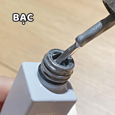 Gel Metan Cọ Nét VINIMAY Chai 10ml Cao Cấp 3 Màu Vàng Bạc Hồng, Lên Màu Sắc Sảo Làm Nail Dễ Dàng Nail Phương Miu Sơn Gel Nữ