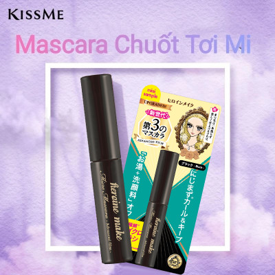 Combo Mascara Chuốt Cong Tơi Mi Và Tẩy Trang Mi Kissme Heroine Make (Combo 6.6 mL & 1.8 G)
