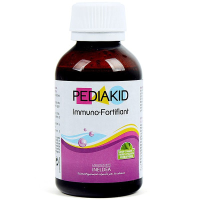 Siro Tăng Đề Kháng Cho Bé Pediakid Immuno Fort Giúp Giảm Ốm Vặt, Nâng Cao Hệ Miễn Dịch (Chai 125ml)