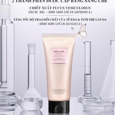 Set quà tặng cao cấp gồm 2 chai Sữa tắm trắng da cánh hoa hồng Damask và Kem ủ trắng vỏ bồ đào Weilaiya - Gói hộp quà sang trọng