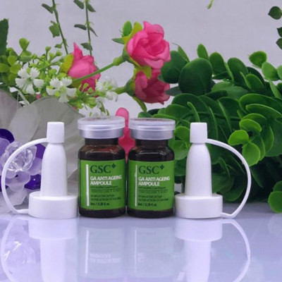 Tế bào gốc hỗ trợ sẹo, trẻ hoá da Hàn Quốc GSC GA ANTI AGEING AMPOULE, giúp xóa sẹo lồi, lõm, tái tạo cấu trúc da