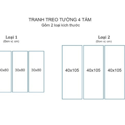Bộ 4 tấm tranh treo tường Tứ Quý TB.CN910220 /Gỗ nhập khẩu Hàn Quốc-Bo viền,chống lóa,ẩm mốc,mối mọt