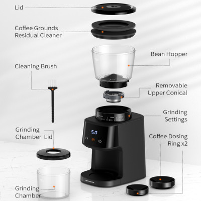 Máy Xay Hạt Cà Phê Espresso Thương Hiệu Shardor BD-CG015 (150W) - HÀNG NHẬP KHẨU