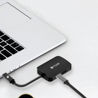 Cổng Chuyển Đổi Mazer USB-C 4-in-1 HUB - hàng chính hãng 