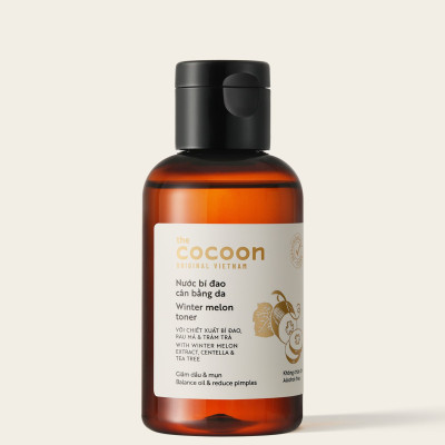 Nước bí đao cân bằng da Cocoon 140ml dùng cho da dầu thuần chay