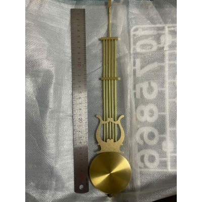 Cây lắc đồng hồ treo tường cao cấp 30cm – Cây lắc hợp kim mạ vàng bóng, dùng cho đồng hồ gỗ lũa, đồng hồ cổ