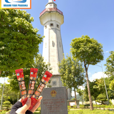 Nước Hồng Sâm Nhung Hươu Hàn Quốc Trẻ Em - MYEONG KI SAM - Hàng nội địa Hàn Quốc - nhập khẩu chính ngạch - Hộp 300g (10g x 30 gói) - Vị sữa chua, bổ sung thêm vitamin, khoáng chất