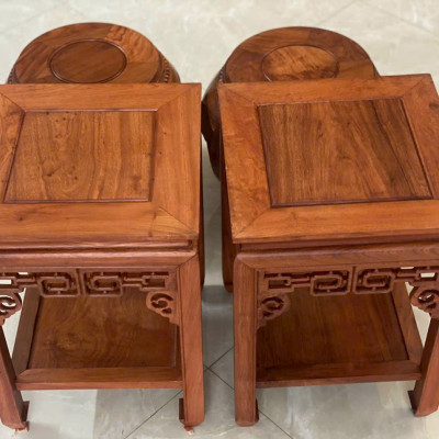 Đôn gỗ hương đá để đồ đa năng kt cao 60×30cm