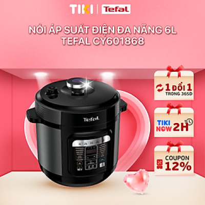 Nồi áp suất điện đa năng 6L Tefal CY601868 - Hàng chính hãng