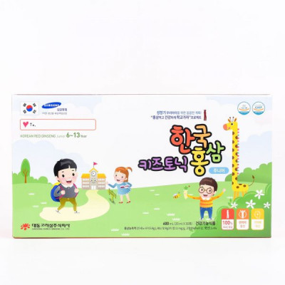 Combo 2 hộp 30 gói Nước Hồng Sâm Daedong Hàn Quốc Cho Trẻ Em 6 - 13 Tuổi Tăng Cường Sức Đề Kháng, Hỗ trợ phát triển trí não