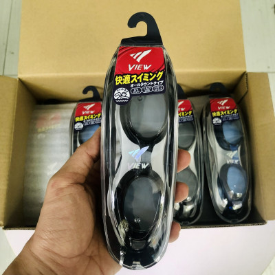 Kính bơi Nhật Bản hiệu VIEW V500S BK Chống Tia UV Chống Sương Mù (Đen) - Hàng chính hãng 100% sản xuất tại Nhật Bản