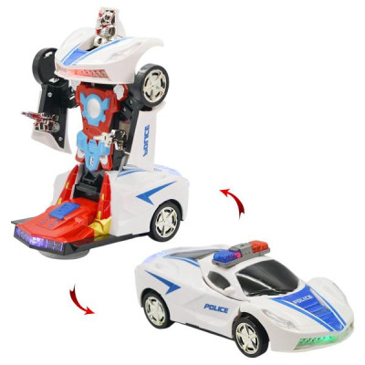 Đồ Chơi Robot Biến Hình Xe Cảnh Sát - Siêu Trình Diễn - Cresta DK81400