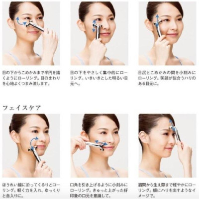 Máy Massage Mặt EMS Rung Sóng Âm Cây Lăn Mặt Nâng Cơ 3D Nâng Cơ Body Thon Gọn Cơ Thể Massage Mặt (Hàng Chính Hãng)