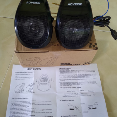 loa AOVEISE MT493 gắn chân gương xe máy kết nỗi bluetooth âm thanh cực chất chống nước