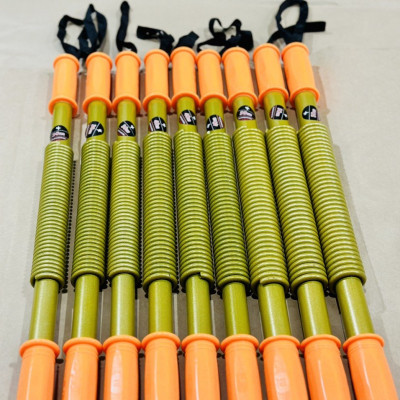 Gậy bẻ Lực10kg ,20kg,30kg,40kg 50kg tập cơ tay ngực vai cao cấp đàn hồi tốt phù hợp luyện tập thể thao tại nhà(Mạ Vàng)