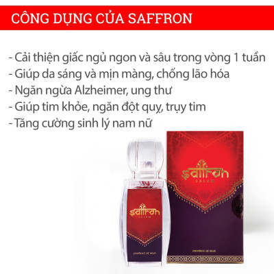 Set quà Nhụy Hoa Nghệ Tây Saffron SALAM 3Gr tặng Salam 1gr và Trà Dưỡng Nhan Saffron Tea