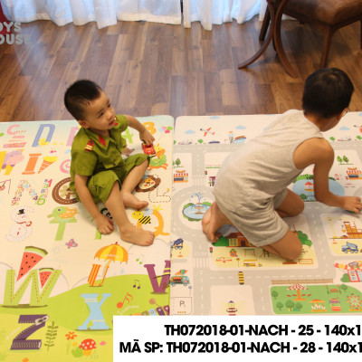 Thảm nằm chơi Silicon cho bé Toys House