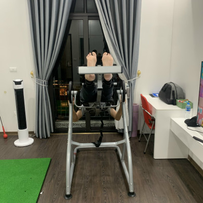 Máy tập tăng chiều cao 06D, máy tập kéo giãn cột sống điều chỉnh chiều cao phù hợp mọi lứa tuổi, an toàn cho người sử dụng