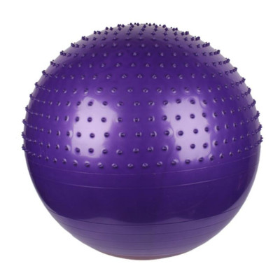 Bóng tập Yoga Nửa Gai + Nửa Trơn 3D -65cm Cao Cấp 1200Gram – Tặng kèm bơm( Hàng Cao Cấp Chính hãng)