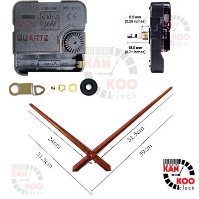 Máy & Kim Đồng Hồ Treo Tường Cỡ Lớn 1M – 1.2M | Bảo Hành 24 Tháng | Phụ Kiện Đầy Đủ