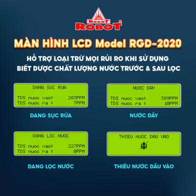 Máy Lọc Nước RO Hydrogen Kiềm Nóng Thông Minh ROBOT HydroMega Plus-9 - Hàng Chính Hãng