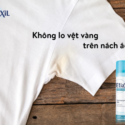 Xịt Khử Mùi Etiaxil Déodorant Anti-Transpirant 48h Anti-Traces Blanches & Jaunes 150ml- AEROSOL