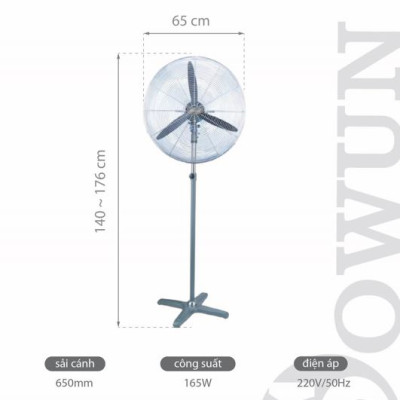 Quạt đứng công nghiệp Sowun SW 899 - Hàng chính hãng