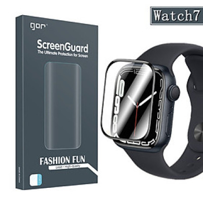 Bộ 2 Miếng dán màn hình GOR cho Apple Watch Series 7 Size 41mm / 45mm  - Hàng Chính Hãng