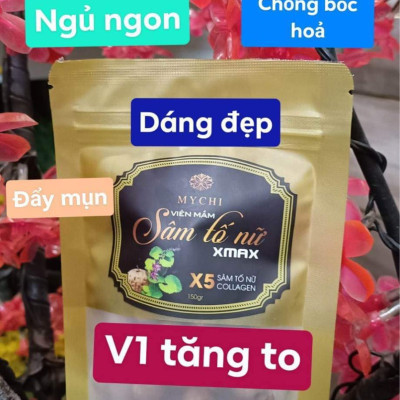 Liệu trình 10h Kẹo mầm sâm tố nữ xmax Mychi - Nữ hoàng nội tiết - Vua nở Ngực