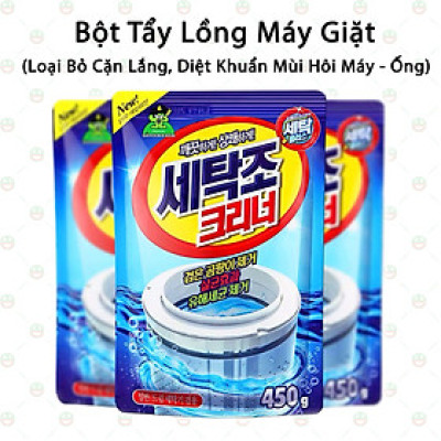 [Diệt Khuẩn] Bột Tẩy Vệ Sinh Lồng Máy Giặt KhoNCC Hàng Chính Hãng Diệt Khuẩn - Loại Mùi Hôi Máy và Đường Ống Xả Nước - KDHS-3158-BTVS