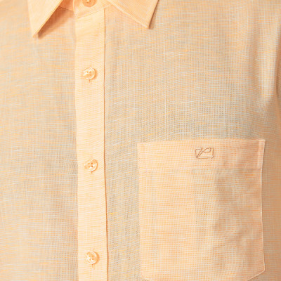 ÁO SƠ MI TAY NGẮN LINEN-V46-014581-YE3