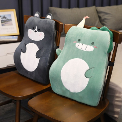 Gối tựa lưng ô tô cao su non giảm đau nhức lưng A - giao màu ngẫu nhiên