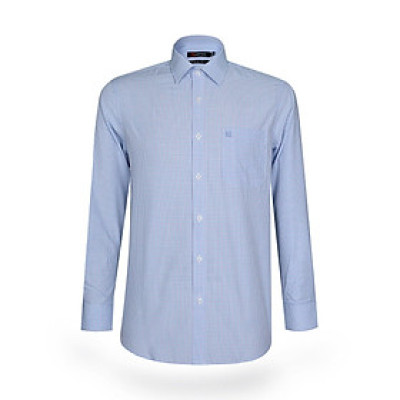 Áo sơ mi nam KHATOCO dài tay caro A1MD498T1-CNCR582-2608-D