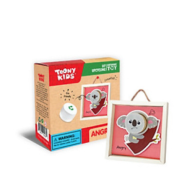 Bộ Đồ Chơi DIY TOONYKIDS Thú Cảm Xúc All The Feel Angry TN00424-002 [Tặng Kèm Sticker]